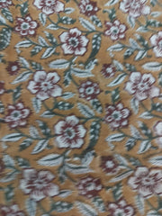 Kireya Block Print Handloom Linen Fabric